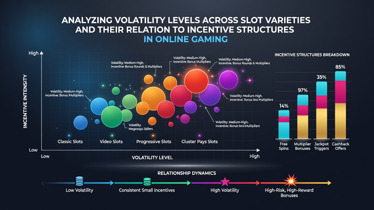 Infographic showing incentive structures mapped against slot volatility tiers in online gaming environments