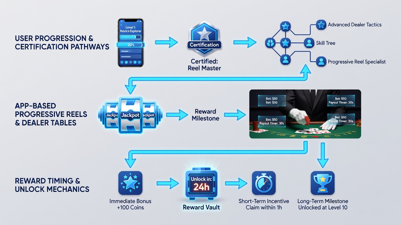 Live dealer table interface showing certified reward timing indicators